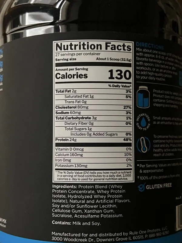 1 rule , whey blend, Geyner original — фото 2