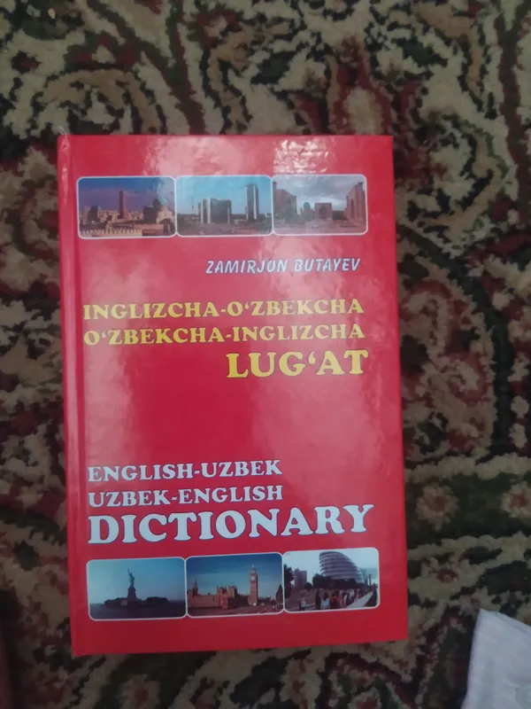 imgiliz va oʻzbek tili lugʻati homati yangi