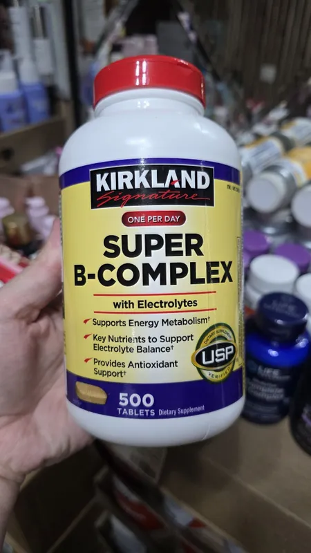ДОСТАВКИ НЕТ Kirkland super B complex и электролиты 500шт Made in USA