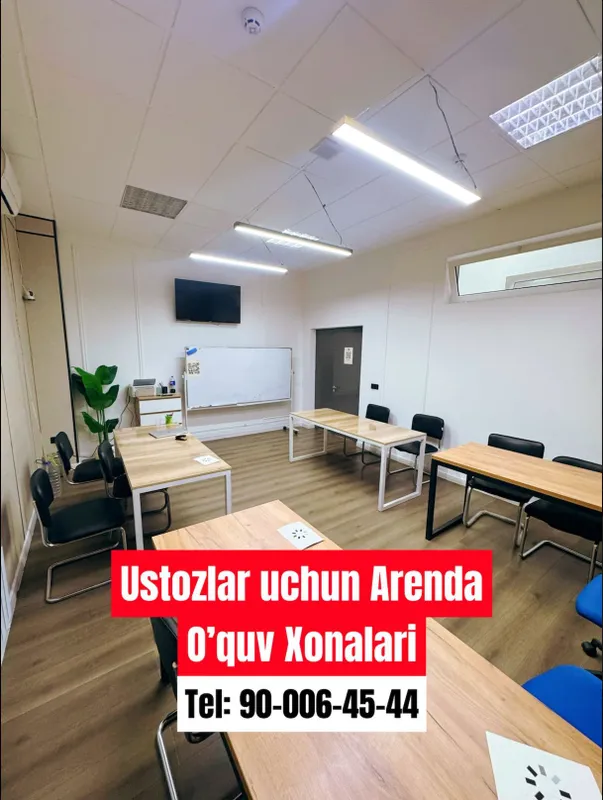 O'quv xonalari ijaraga beriladi | E'lonni o'qib aloqaga chiqing! — фото 3