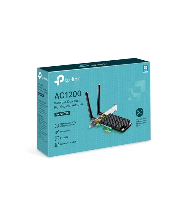 TP-Link Archer T4E AC1200 Wireless PCI-E Adapter TP-Link Archer T4E AC1200 Wireless PCI-E Adapter