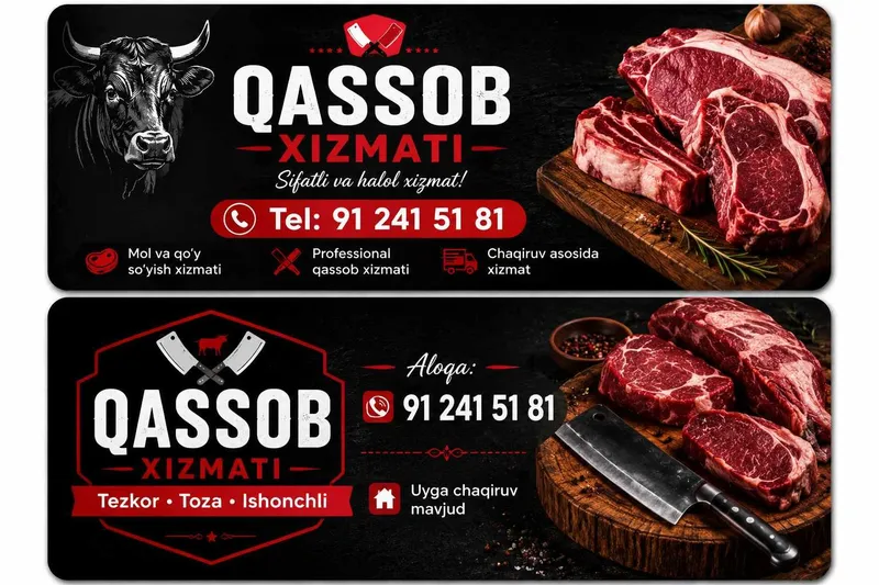 qassob кассоб xizmati qurbonlika uyga borib