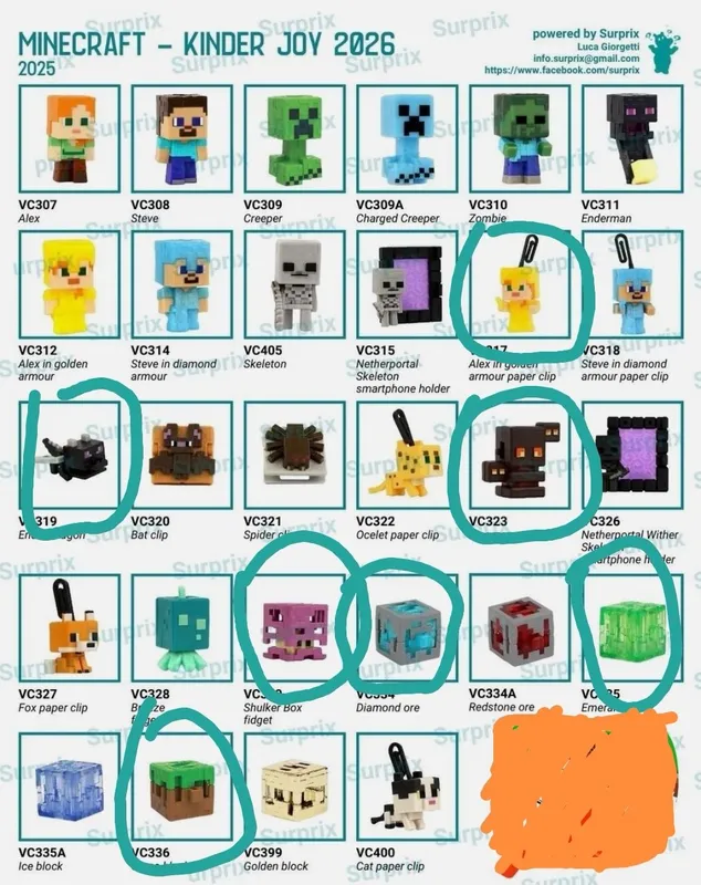 Kinder Joy Minecraft. 1