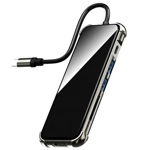 Доставка! New переходник type c hdmi/card reader cd/ , 3 port usb 3.0 — фото 1