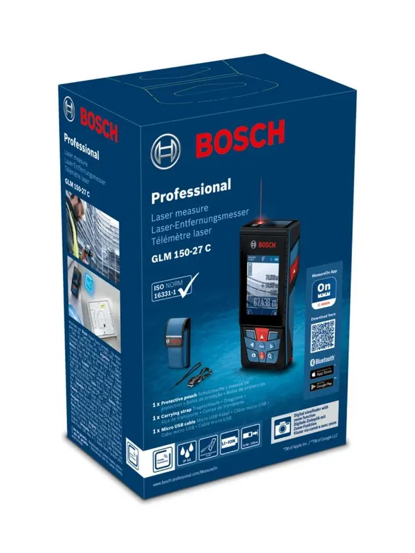Лазерный дальномер Bosch GLM 150-27 C