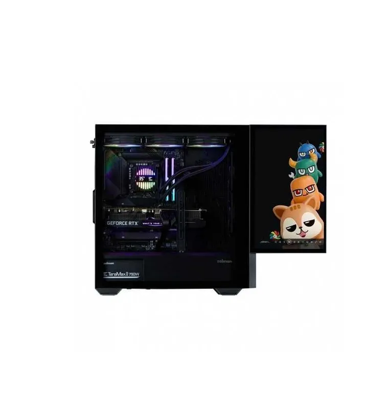 } Корпус Zalman Z10 DS Black с монитором — фото 1