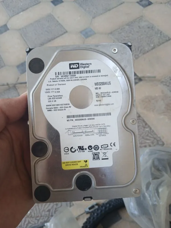 Hard disc, хотира