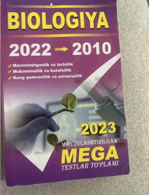 Biologiya mega tôplam