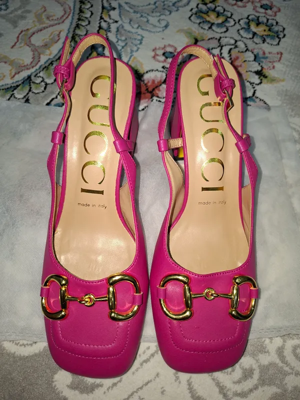 Gucci Horsebit туфли-слингбэки
