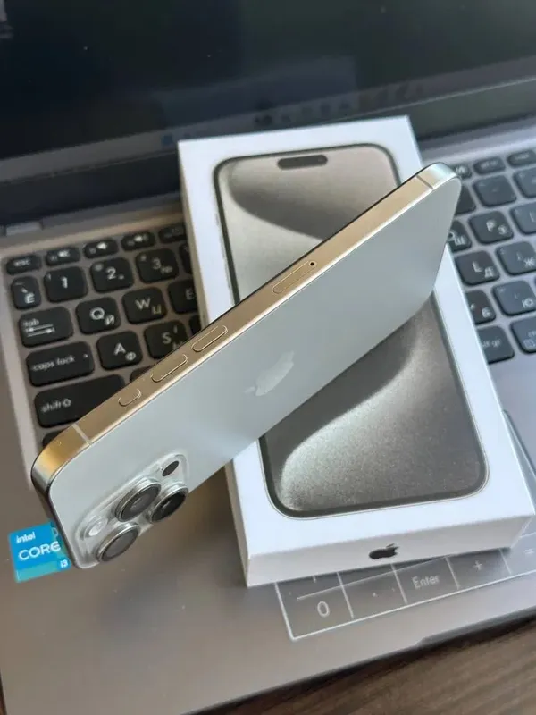 Идеальный 𝐢𝐏𝐡𝐨𝐧𝐞 𝟏𝟓 𝐏𝐫𝐨 𝐌𝐚𝐱 simkarta+esim 256 GB — фото 3