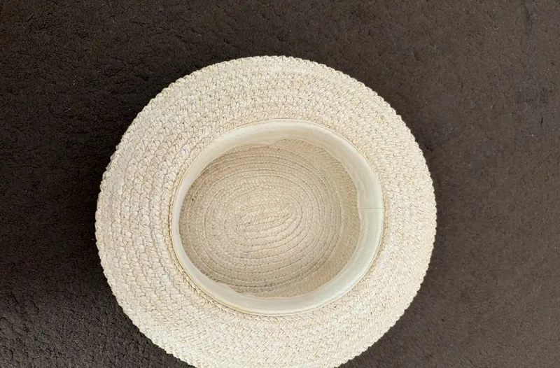Соломеная шляпа - канотье (boater hat) 2