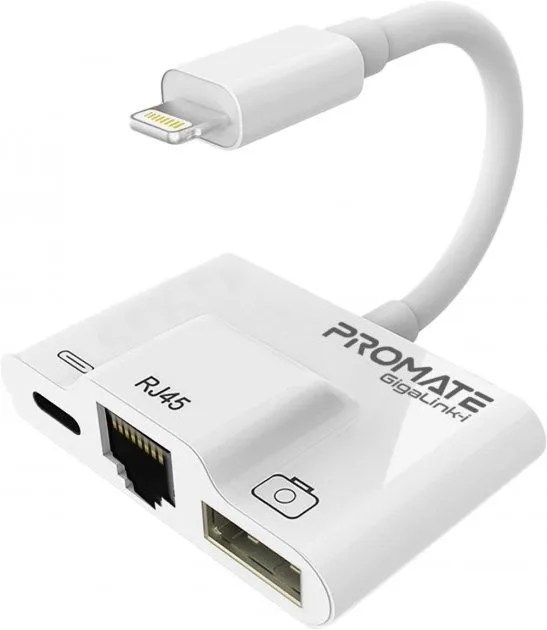 Apple/Lightning ethernet ( lan) usb iphone ,adapter/ переходник — фото 6