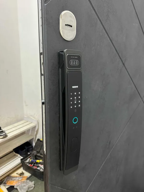 Умный замок, Замок с отпечатком пальца, Face id, Nfs Smart qulf, Wi Fi — фото 3