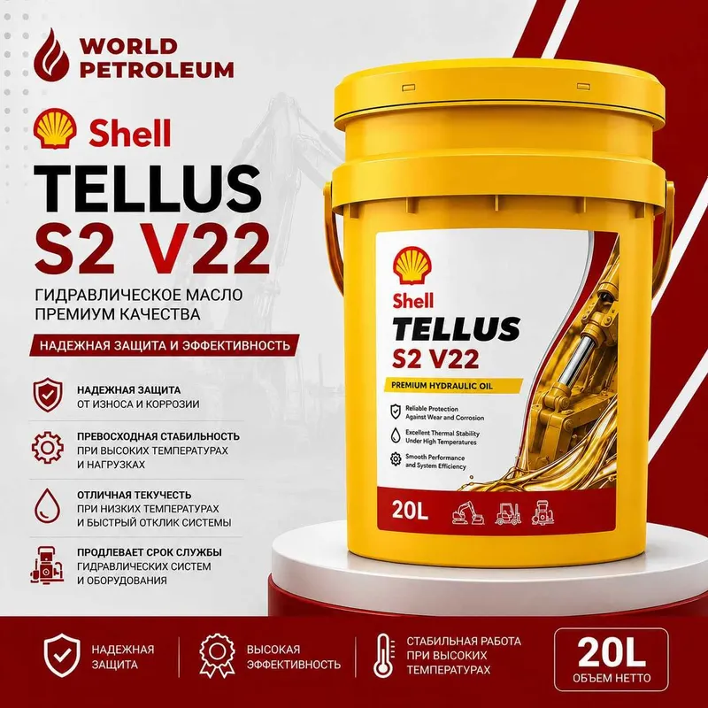 Гидравлические масла Shell Tellus S2,S3,S4 1 Гидравлические масла Shell Tellus S2,S3,S4 1
