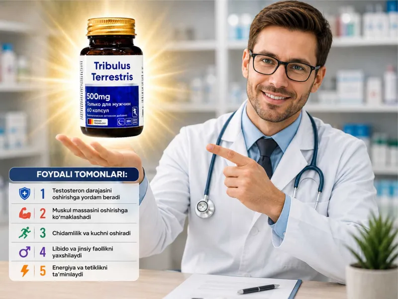 Tribulus Terrestris 500mg 60 ta kapsula 5 Tribulus Terrestris 500mg 60 ta kapsula 5