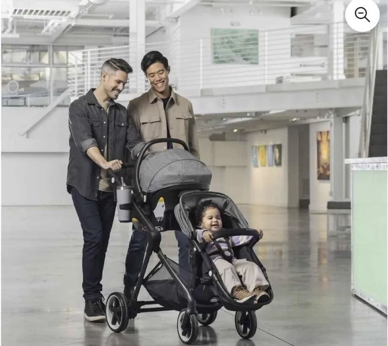 Evenflo Gold Pivot Xpand Smart Modular Travel System (Moonstone) 1 Evenflo Gold Pivot Xpand Smart Modular Travel System (Moonstone) 1