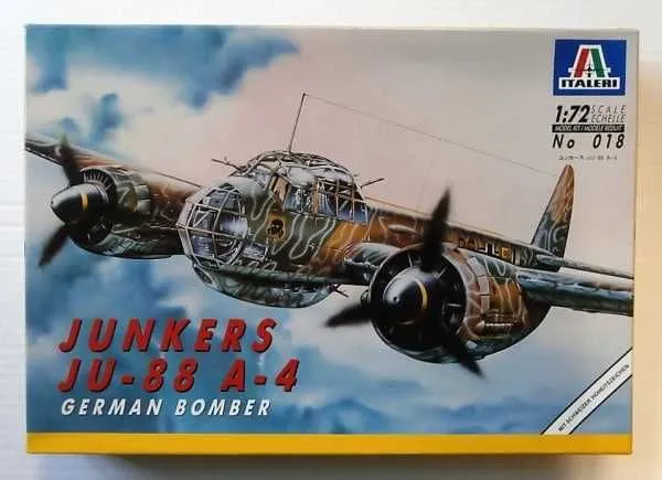 Сборная модель самолета Юнкерс Ju 88 (Italeri. 1:72)