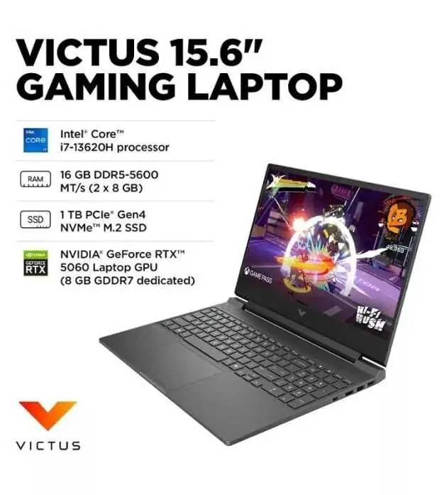 HP Victus 15.6" FHD IPS 144Hz Core i7-13620H 16GB 512GB RTX 3050 8GB HP Victus 15.6" FHD IPS 144Hz Core i7-13620H 16GB 512GB RTX 3050 8GB