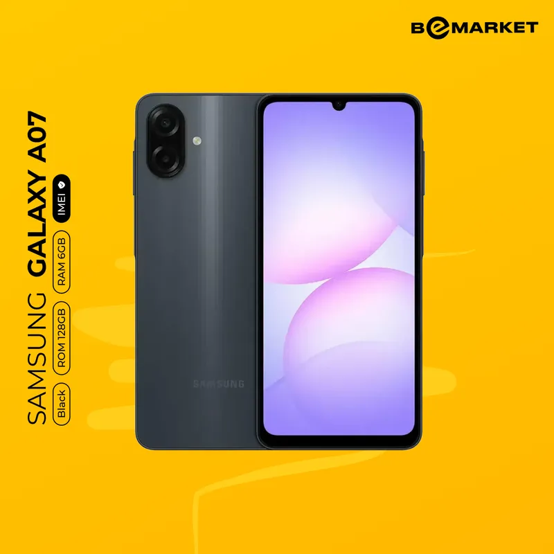 Samsung Galaxy A07, Black, 6/128 GB
