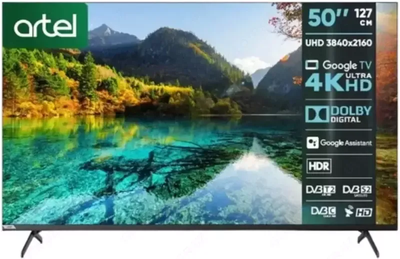 Телевизор Artel 50" 4K UHD (Smart-пульт)A50PUCH010