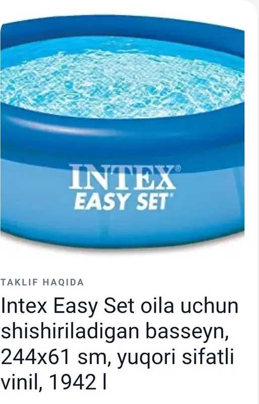 intex Easy Set
