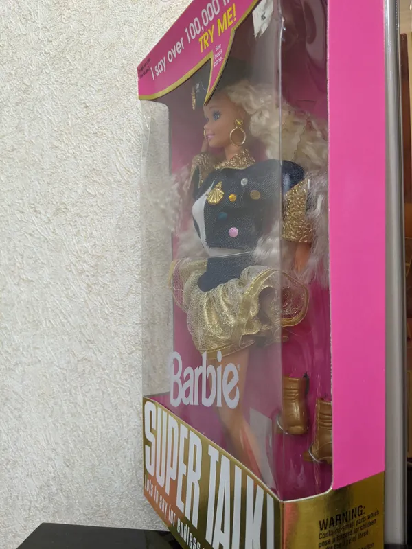Barbi qo‘g‘irchog‘i Super Talk 1995 vintaj 7