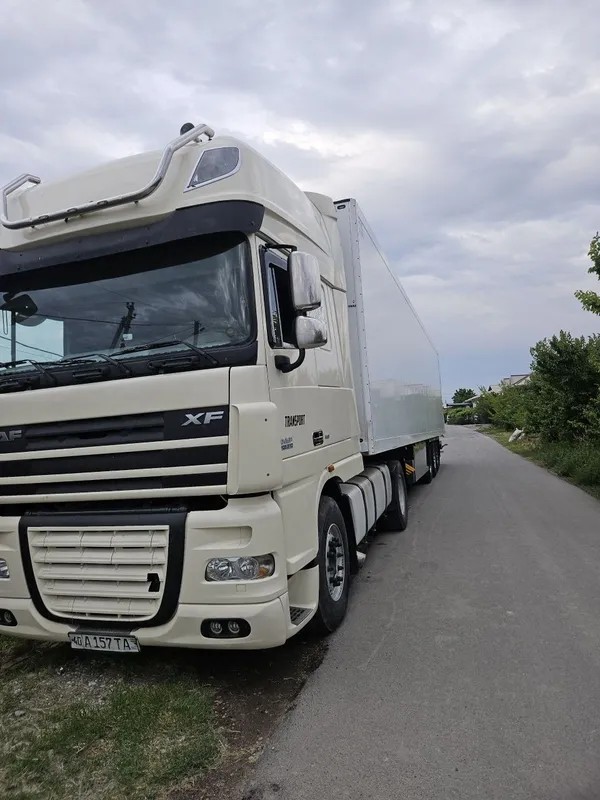 DAF XF 105.510 EURO 5 + SCHMITZ Реф Сотилади — фото 5