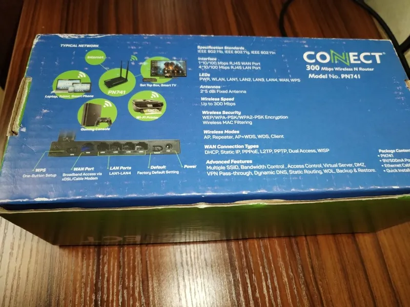 Продам Wi-Fi роутер Conect PN741 — фото 1