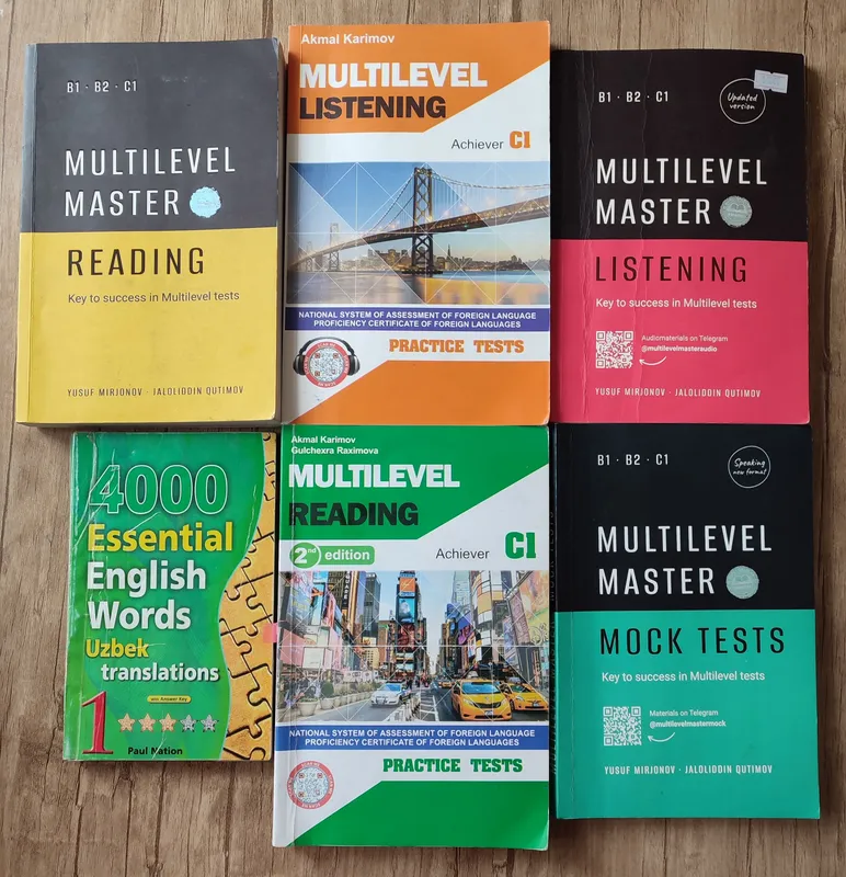 multilevelga tayyorlanish uchun kitoblar to'plami