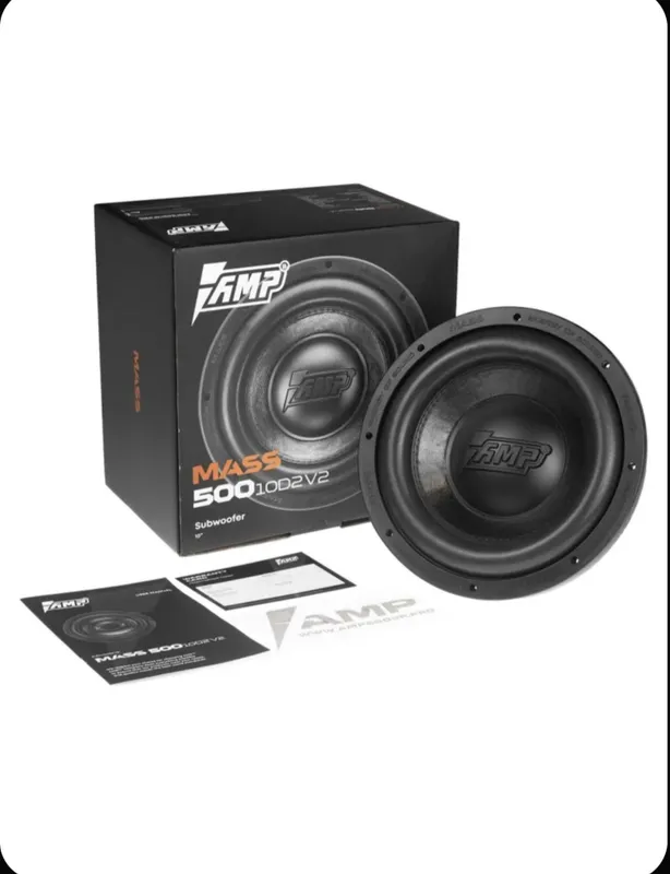 Amp mass 500 10D2 sabwoofer