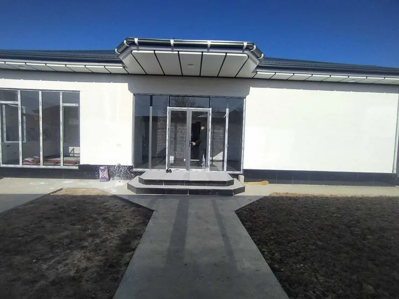 Янги Коттедж 2.5 сотик 3 хона +Холл Под ключ уй Кибрай рн