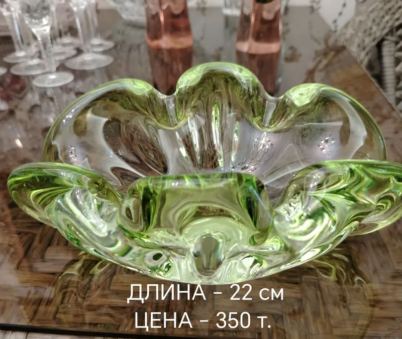 Реаритетные вазы "Богема" Чехославакия. — фото 1