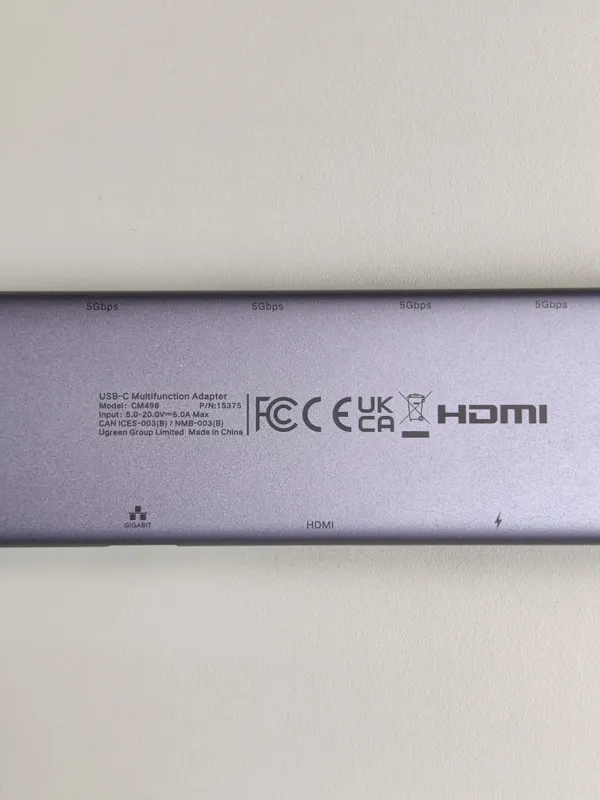 Type C Hub UGREEN USB 9-в-1, 9-in-1 — фото 1