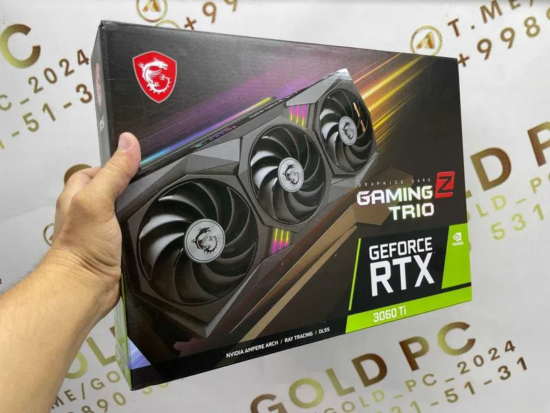 MSI RTX 3060ti Gaming Z TRIO ideal xolatda !!! Yana boshqalari xam bor 1