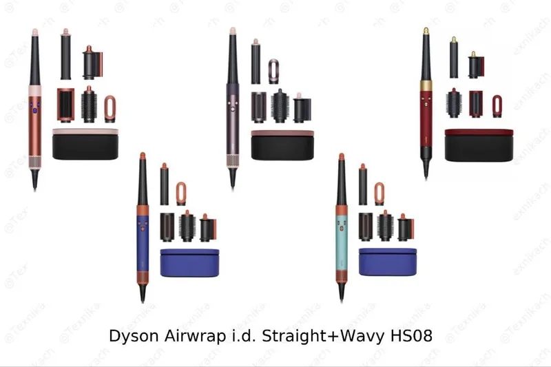 Новый•Dyson hs08. Airwrap. id.•Vinca blue • Ceramic pink• Red velvet Новый•Dyson hs08. Airwrap. id.•Vinca blue • Ceramic pink• Red velvet