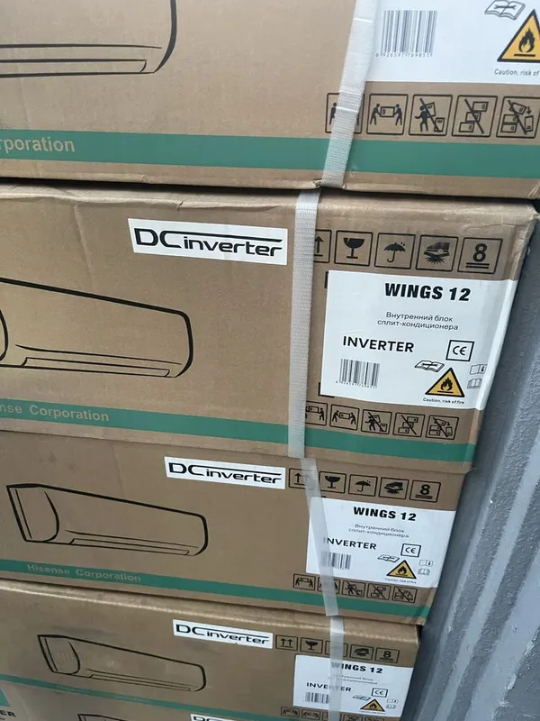 Кондиционер Hisense 12 wings Инвентор бесплатна даставка оптом склада — фото 5