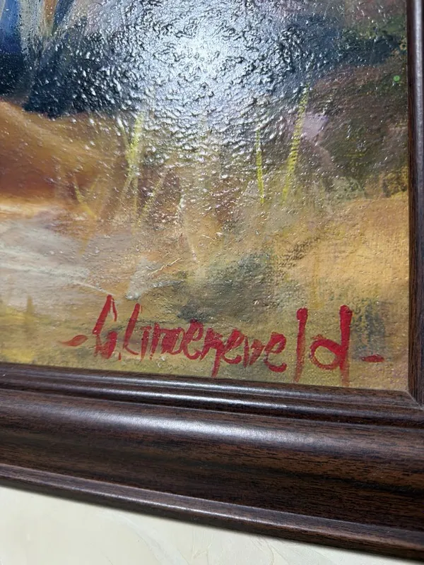 Картина маслом на холсте 110×60 см в деревянной раме 7 Картина маслом на холсте 110×60 см в деревянной раме 7