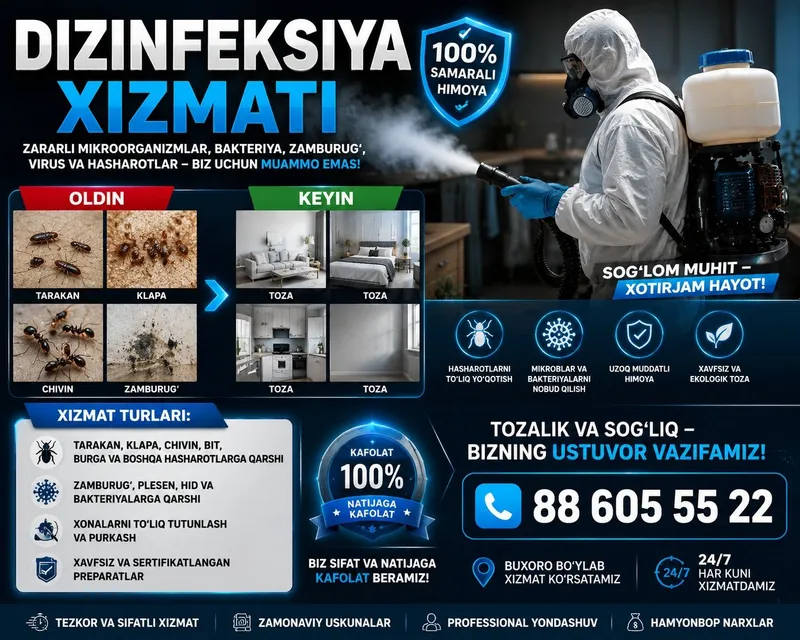 Dizinfeksiya Xizmati 3 Dizinfeksiya Xizmati 3
