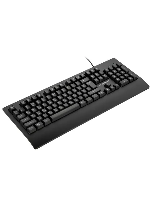 Проводная игровая мембранная клавиатура 2E Gaming KG330 LED-подсветка, 104 клавиши, USB, Black — фото 1