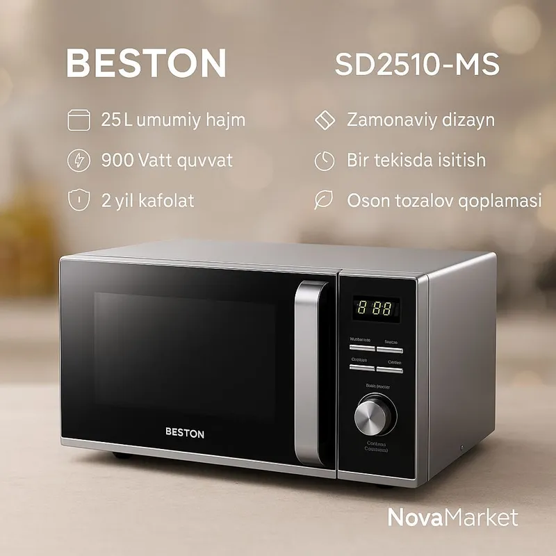 BESTON SD2510-MS mikroto‘lqinli pech 3 BESTON SD2510-MS mikroto‘lqinli pech 3