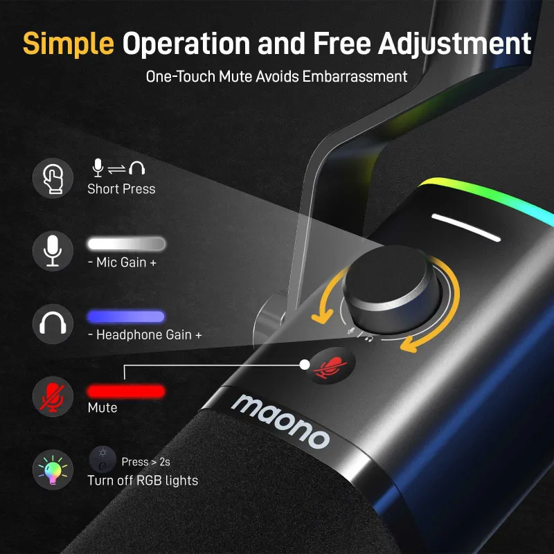 MAONO PD100XS микрофон чистый звук ,для чистой записи и разговора — фото 2