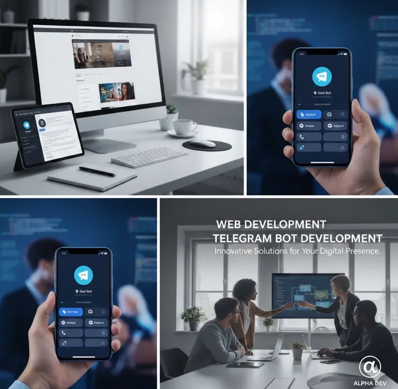 Saytlar va botlarni professional ishlab chiqish
