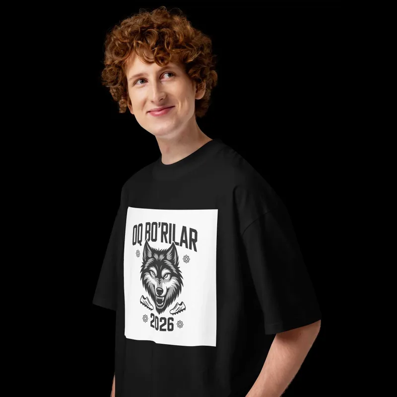 OQ BO'RILAR — Premium Oversized Futbolka — фото 6