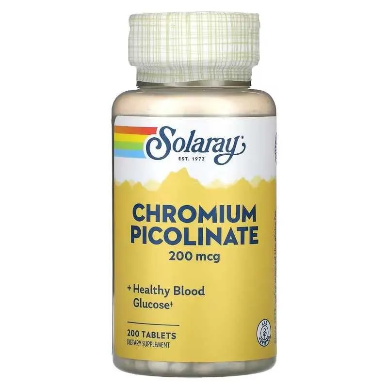 Solaray Chromium Picolinate Пиколинат хрома xrom pikolinat хром — фото 2