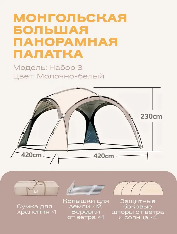 Легко собираемые навесы для пикника, — фото 3