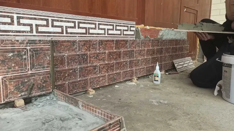 Кафель терамиз чотки килииб