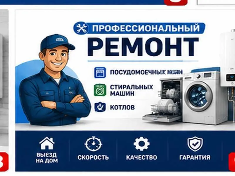 Ремонт посудомоечных и стиральных машин, а также котлов Ремонт посудомоечных и стиральных машин, а также котлов