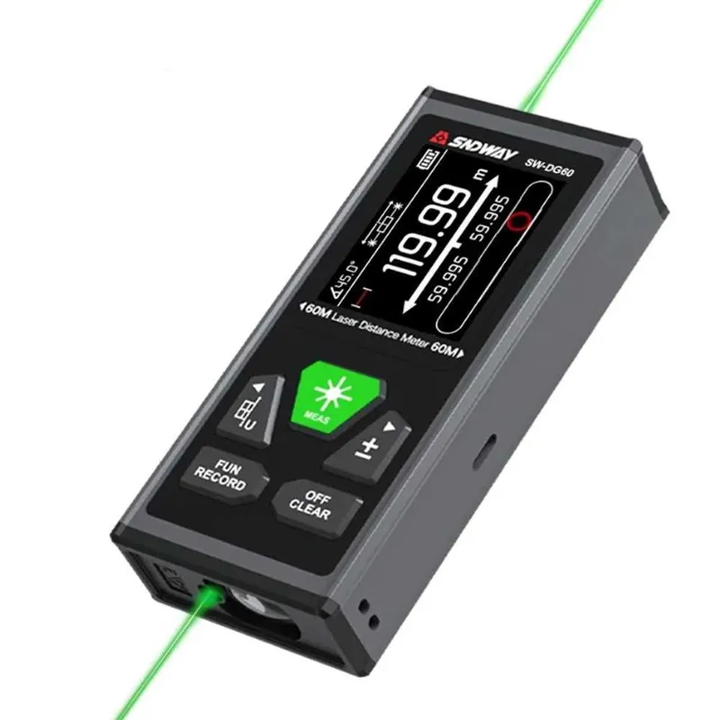 Dual Laser Distance Meter SW‑DG60 — 2 ta 1: Lazerli masofa o‘lchagich — фото 2