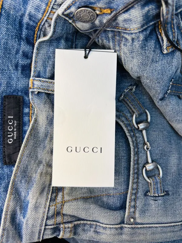 SS26 Gucci by Demna Gvasalia Horsebit Denim — фото 3