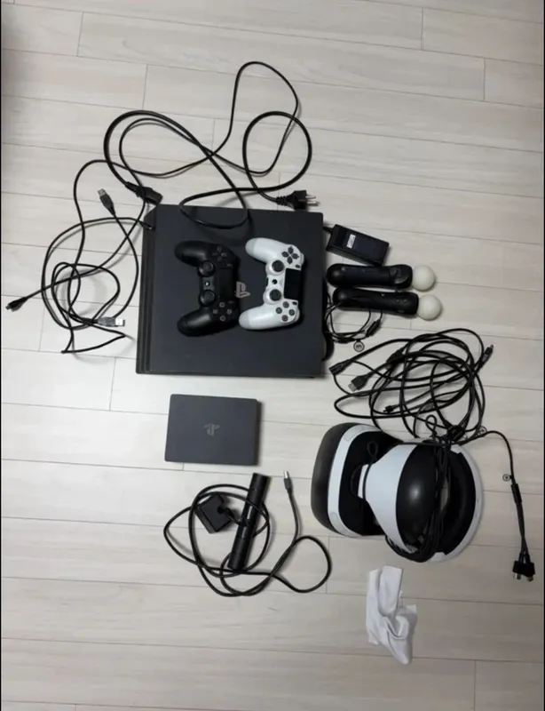 Playstation pro4 1 tb + ps VR